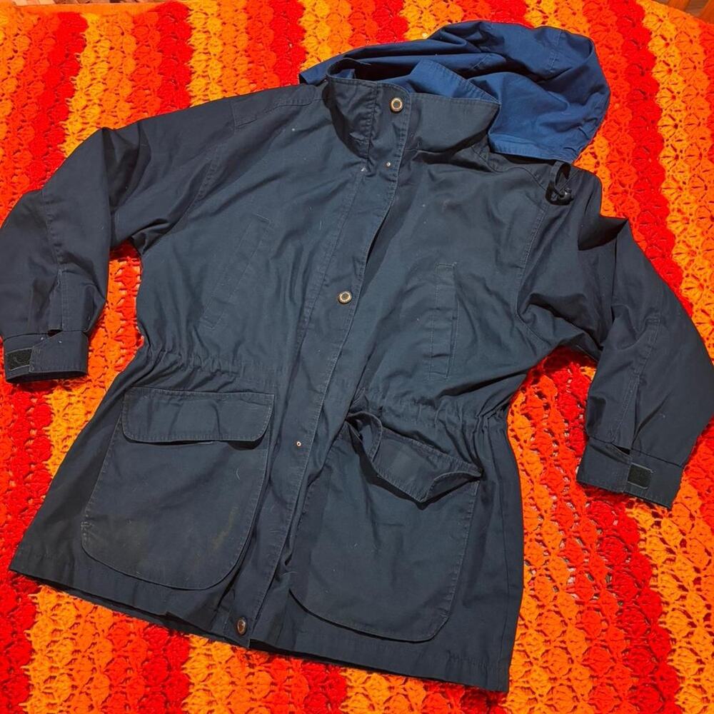 Pacific trail navy rain jacket